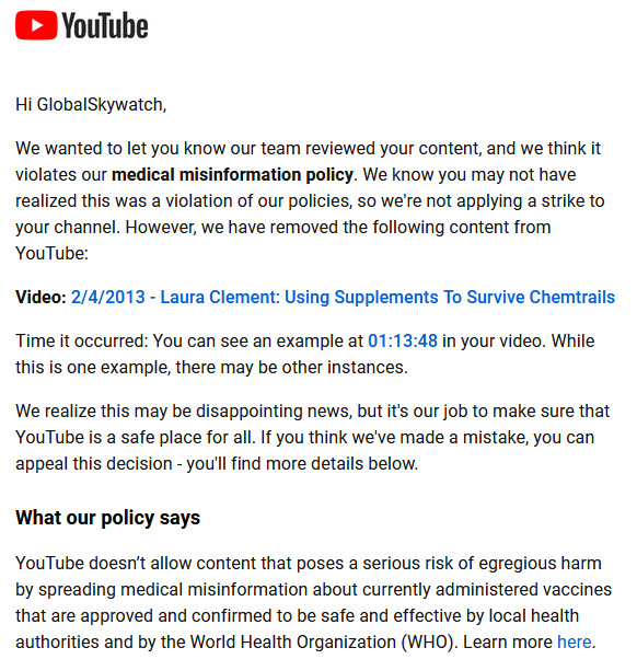 YouTube Removed Your Video