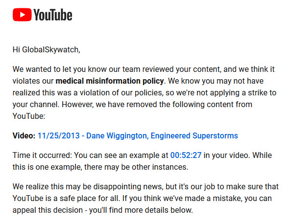 YouTube Removed Your Video